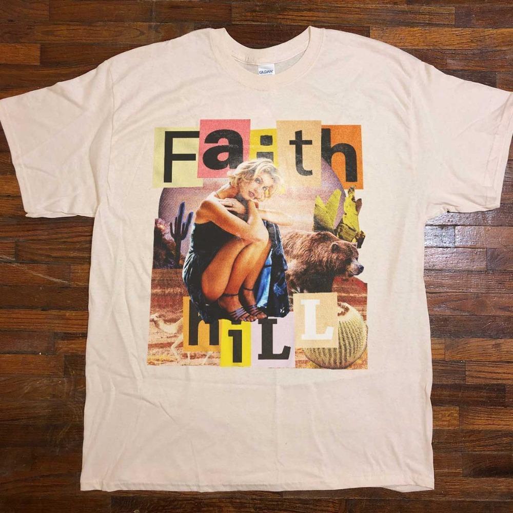 Faith Hill - Unisex White Graphics Unisex T-shirt